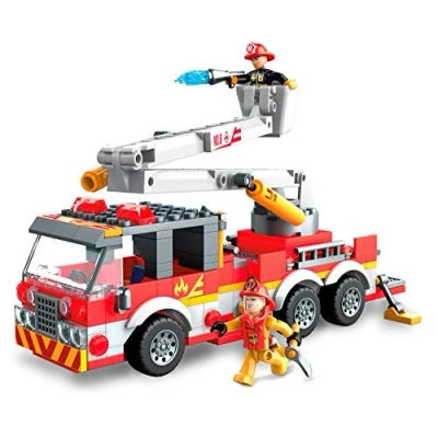 Imagen de Mega Construx Camión de Bomberos, Juguete Bloques construcción para niños + 5 años (Mattel GLK54)