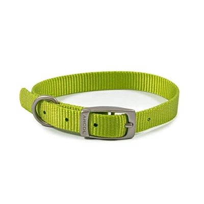 Imagen de Handystraps Ancol Collar de Nailon para Perro, Color Lima, 20 cm 48 (35 43 cm, Talla 4)