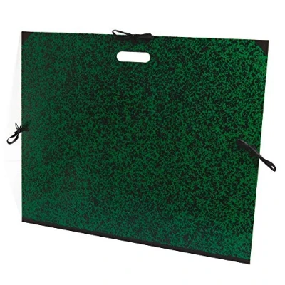 Imagen de Clairefontaine 38930C Un carton à dessin Annonay cordon et poignée 59x72 cm, Vert