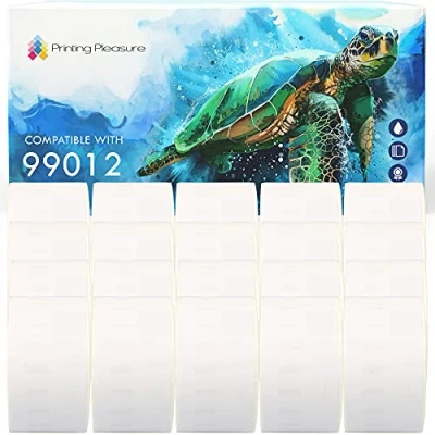 Imagen de Printing Pleasure 20x Compatible 99012 36mm x 89mm Cinta de Etiquetas (260 por Rollo) para Dymo LabelWriter 4XL 450 400 330 320 310 Twin Turbo Duo Seiko SLP 240 200 120 100 Pro Plus