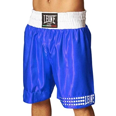 Imagen de LEONE 1947, Pantalones Cortos De Boxeo, Unisex Adulto, Azul, XXL, AB737