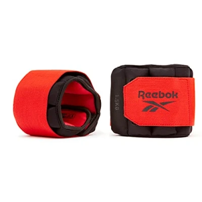 Imagen de Reebok Pesas de Tobillo Flexlock, Negro, 1.5 kg