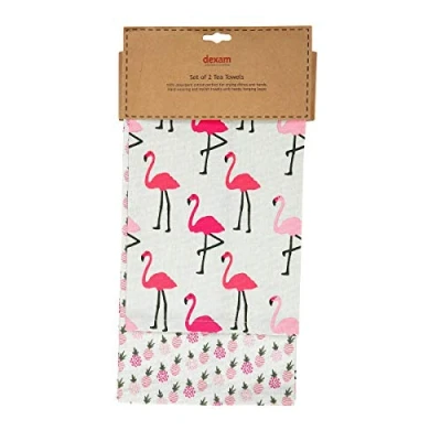 Imagen de Dexam Flamingo Juego de 2 paños Cocina
