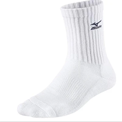 Imagen de Mizuno Volleyball Socks Medium Blanco/Azul marino Hombre/Mujer Talla S