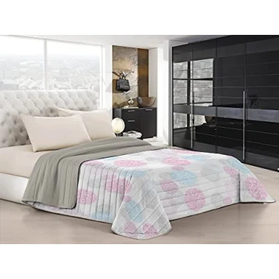 Imagen de Italian Bed Linen Edredón de Verano “Fantasy, Microfibra, molecole, Singolo