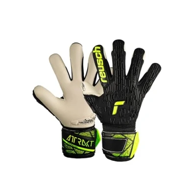 Imagen de Reusch Attrakt Freegel Gold Finger Support Junior Guantes de Portero para niños con Corte Negativo Evolution y protección los Dedos, 6
