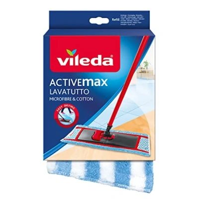 Imagen de Vileda 141001 Lavatutto algodón Sustitución y paño de Microfibra, máxima absorción Limpieza