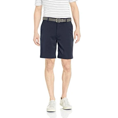 Imagen de Amazon Essentials Pantalón corto elástico de golf y corte clásico (disponible en tallas grandes largos especiales) Hombre, Azul Marino, 31W