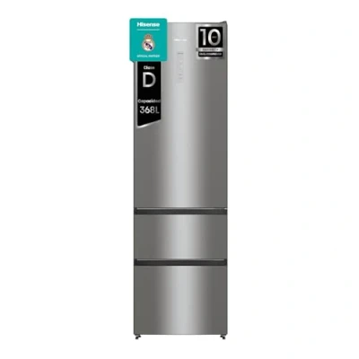 Imagen de Frigorífico combi Hisense RM469N4ACD, 3 Puertas, No Frost, 200 cm, Multi AirFlow, Dual Tech Cooling, Inox