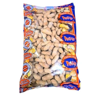 Imagen de Cacahuetes Jumbo con cáscara y sal 1 Kg Deliciosos snacks saludables de la marca Pelluz