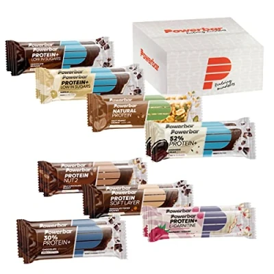Imagen de Powerbar Protein Multiflavour Box 16 barras de barrita energética