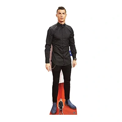 Imagen de Star Cutouts Vida tamaño de cartón Cut out Cristiano Ronaldo, Multicolor