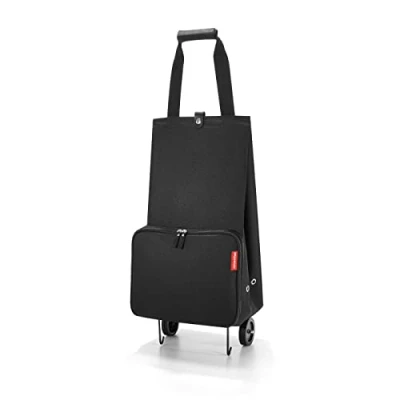 Imagen de reisenthel foldabletrolley Carrito de Dos Ruedas portátil para irte Compras y picnics espontáneamente, Trolley Plegable ahorrador Espacio, en Negro