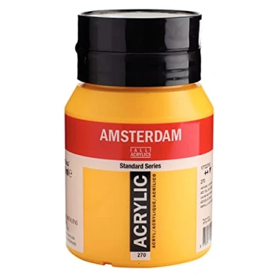 Imagen de Amsterdam Standard Series Colores Acrílicos Bote 500 ml Amarillo Azo Oscuro 270 (17722702)
