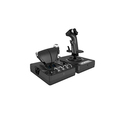 Imagen de Logitech G X56 H.O.T.A.S Controlador con Aceleración y Palanca RGB, 6 Grados de Libertad, 4 Opciones Resorte, +189 Controles Programables, 2x USB Negro