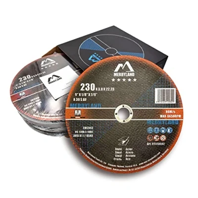 Imagen de Merryland Disco de Corte 230 Metal para Amoladora Angular, X 3,0 22,23 mm 25 Piezas, Acero Hierro, Experto Line E11113042