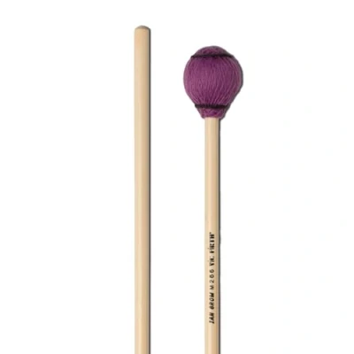 Imagen de Vic FIrth Maza de Marimba serie Corpsmaster® Signature M266 Ian Grom Hilo Medio color negra/morado