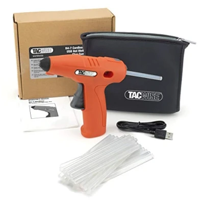 Imagen de Tacwise 1559 H4 7 Pistola de Silicona Caliente a Batería 4V con 30 Barras Pegamento y Funda Neopreno