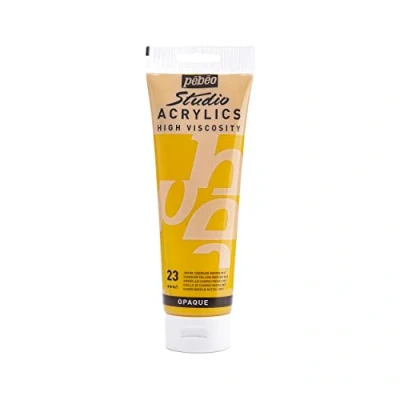 Imagen de Pébéo Acrílico Fine Studio Pintura acrílica Amarillo Cadmio Medio Imitatión 250 ml