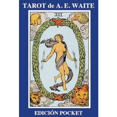 Imagen de Tarot de A. E. Waite Edición Pocket.: Cartas y libro instrucciones