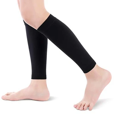 Imagen de Medias de Compresión para Mujeres y Hombres, 20 30 mmHg Calcetines Cortas, Punta Abierta, Fuerte Venas Varicosas, Edema, Embarazo, Mejora la Circulación, M