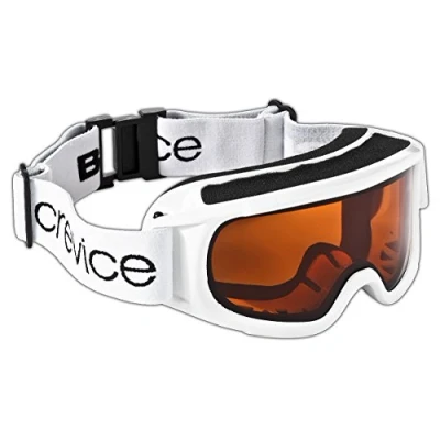 Imagen de Black Crevice Gafas de esquí para Mujer, Invierno, Color Blanco Blanco/Naranja, tamaño Talla única
