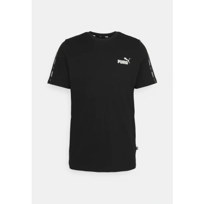 Imagen de Puma ESS TAPE Camiseta estampada, Hombre, Talla: Small, Black