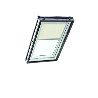 Imagen de Roto Exclusiv ZRE Estor para claraboya tragaluz de día, Color Plateado, Ventanas Techo Designno R4/R7 y Classic 43/73 con tamaño 074/118 07/11, Beige Claro