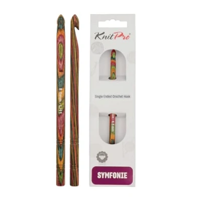 Imagen de Knit Pro Symfonie Aguja de Ganchillo con una Punta (8 mm), Multicolor