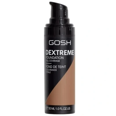 Imagen de GOSH Dextreme Base de cobertura completa, 30 ml, maquillaje hidratante líquido para tez impecable, facial vegano con alta cobertura, cubre espinillas y ojeras I 006 miel