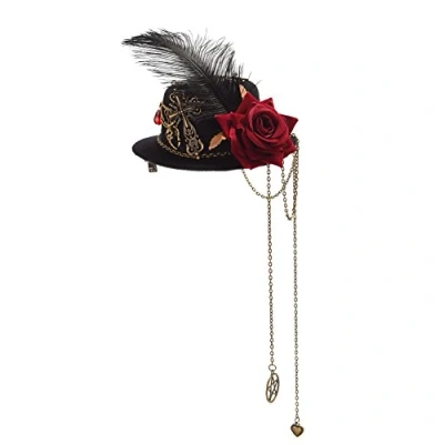Imagen de GRACEART Steampunk Mini Parte Superior Sombrero Disfraz Accesorio