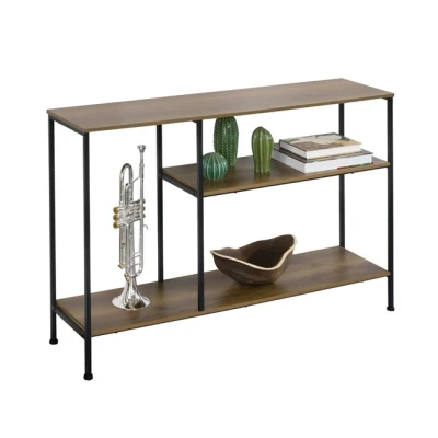 Imagen de SoBuy Mesa Recibidor de Entrada Consola Auxiliar Aparador Estilo Industrial 120 x 80x 30 cm FSB35 PF ES