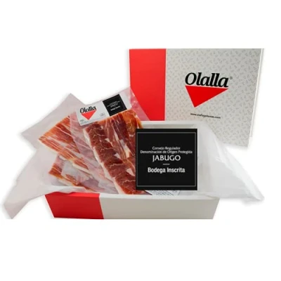 Imagen de 1 kg Estuche Jamon Iberico de Bellota 100% DOP Jabugo Summun 10 Sobres Loncheados 100 gr Pata Negra Cortado a mano y Envasados al Vacio Regalos Ibericos Gourmet