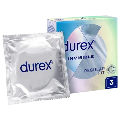 Imagen de Durex Invisible extra fina Sensitive 3 Pack