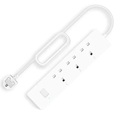 Imagen de Woox R4055 UK Smart Power Strip 13A 3 puertos 2 USB (paquete de 1), enchufes