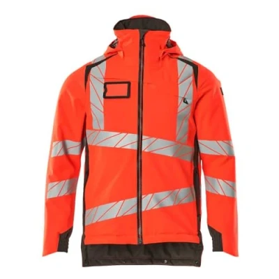 Imagen de Mascot 19035 449 22218 Accelerate Safe Chaqueta de invierno transpirable y resistente al viento agua, forro Clipet bicolor, Hi Vis rojo/antracita oscuro, talla 2XL