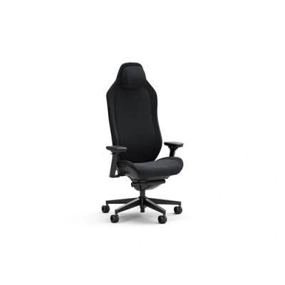 Imagen de Fractal Design Refine Alcantara Dark Silla Gaming ergonómica de Escritorio Oficina Reposabrazos Ajustables 4D Respaldo Alto Cojín Lumbar