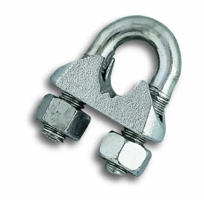 Imagen de Chapuis VSC3 Lote de 2 sujetacables estribo Acero galvanizado Para cable con un diámetro 8 mm