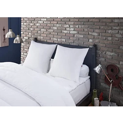 Imagen de Dodo Juego de 2 Almohadas Naturales 60 x cm Comodidad Firme Meribel 100% Plumas, Suave y termorregulante, Fabricado en Francia, Lavable a máquina 40 C