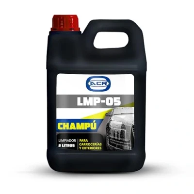Imagen de ACRYON Limpiador Champu para Carroceria de Coches, Motos, Vehículos. Elimina la suciedad sin dañar pintura y superficie. (2 Litros)