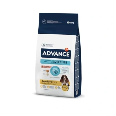 Imagen de Advance Medium Maxi Sensitive Salmon, Pienso para Perros de Razas Medianas y Grandes con Sensibilidades Digestivas Salmón, 12kg