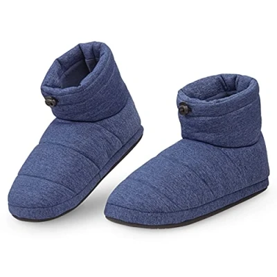 Imagen de DUNLOP Zapatillas Casa Hombre, Pantuflas Hombre Altas Para Casa, Bota, Regalos Hombres y Adolescentes Talla 41 46 (43, Azul Marino, numeric_43)