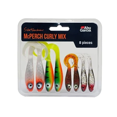 Imagen de Abu Garcia Svartzonker McPerch Curly Mix (8 piezas) Shads