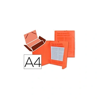 Imagen de Carpeta liderpapel gomas solapas 34960 polipropileno din a4 rojo translucido