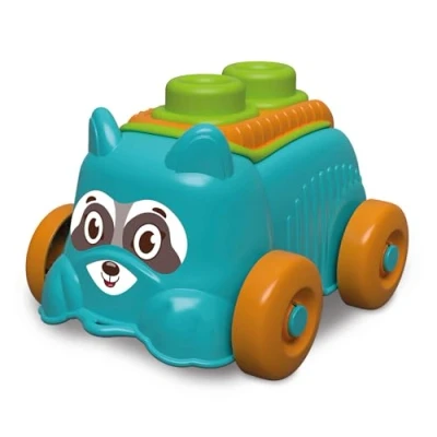 Imagen de Clementoni Sensory Puppy Fox Set de construcción para la Primera Infancia, Suaves Clemmy, Bloques niños 6 Meses, Juego sensorial, apilables, Ladrillos Lavables, Made in Italy, Color Dog
