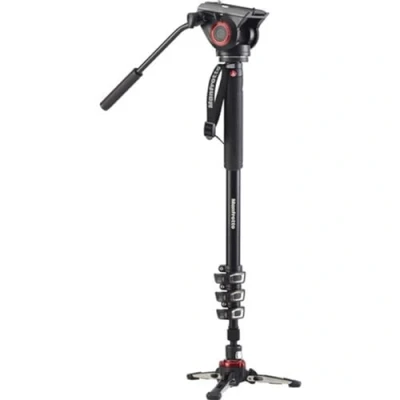 Imagen de Manfrotto Monópode Video Xpro + Incluye Rótula Mvh500ah. Base Fluida