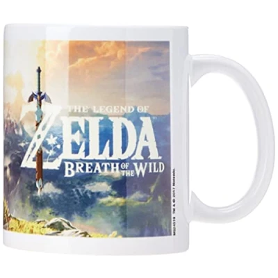 Imagen de Pyramid International Legend Zelda: Breath of The Wild Sunset Ceramic Mug Taza, Multicolor, 1 Count (Pack 1)