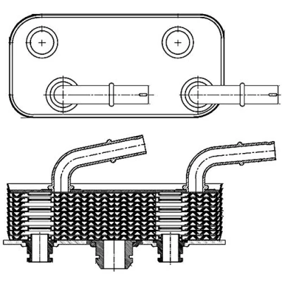 Imagen de MAHLE ORIGINAL CLC 180 000S Radiador de aceite, transmisión automática