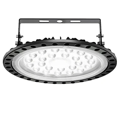 Imagen de Viugreum UFO Led 100W, Foco de Exterior ​Lámpara Alta Bahía 10000LM, Blanco Frío 6500K, Lámpara Industrial IP65 Impermeable,Campana para Garaje/Fábrica/Taller
