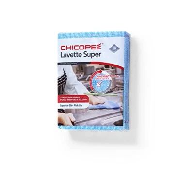 Imagen de Chicopee 74530 Lavette Super Paños de limpieza (10 unidades), color azul
